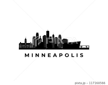 Vector Minneapolis skyline. 117168566