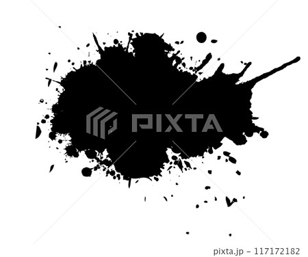 Splatter Paint Texture . Black Spray Blot of Ink. Place illustration Over any Object to Create Grungy Effect . hand drawn. Not AI, Vector Splatter Paint Texture . Black Spray Blot of Ink. Place illustration Over any Object to Create Grungy Effect . hand drawn. Not AI, Vector 117172182
