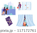 Sanctions vector concept. Country and people with sanctions , symbolizes the prohibition of freedom and restrictions 117172761