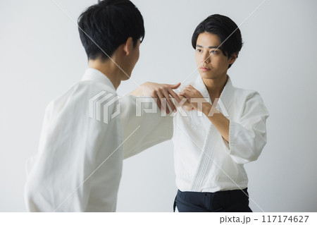 道着の男性 道着の男性 117174627