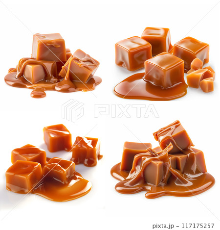 キャラメル(溶けたキャラメル、シズル感) Generative AI  117175257