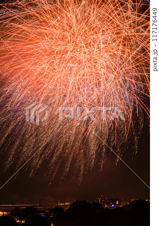 関東人気・戸田橋いたばし花火大会スターマイン 117176449