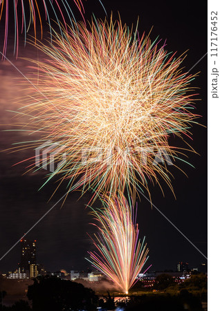 関東人気・戸田橋いたばし花火大会スターマイン 117176452