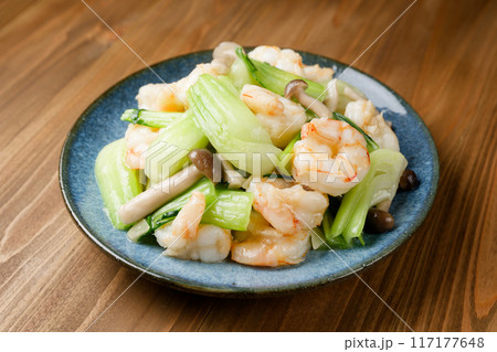 エビと青梗菜の中華炒め 117177648