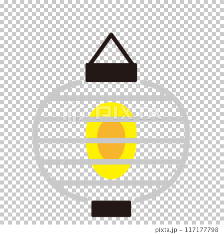 Simple Japanese lantern icon illustration Simple Japanese lantern icon illustration 117177798
