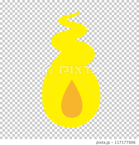 Illustration of a human soul flame 117177806