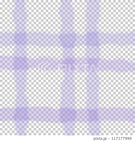 Purple Plaid Gingham Check Hand Drawn Background Overlay 117177999
