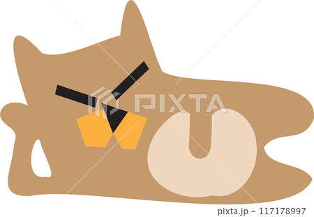 The Bear drawing cartoon style for sticker or stamp concept 117178997