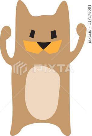 The Bear drawing cartoon style for sticker or stamp concept 117179001
