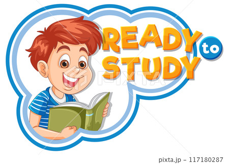 Ready to Study Illustration Ready to Study Illustration 117180287