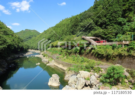 嵯峨野観光鉄道　トロッコ保津峡駅 ／ 保津川下り 【京都府京都市西京区嵐山】 117180530
