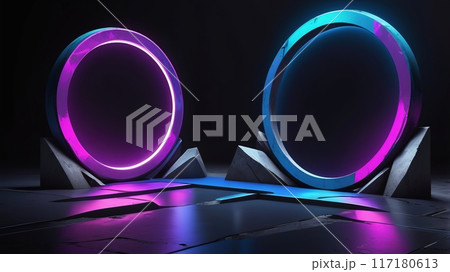 neon  black screen background 117180613