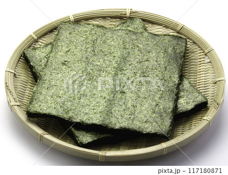 焼き海苔 有明海産 (白背景) 焼き海苔 有明海産 (白背景) 117180871