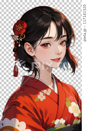 着物女性（50） 117181320