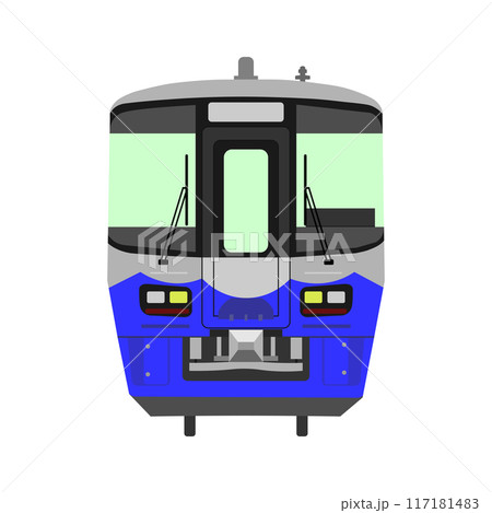 えちごトキめき鉄道ET122形の正面イラスト えちごトキめき鉄道ET122形の正面イラスト 117181483