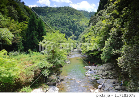 清滝（清滝川周辺散策）／ 京都市右京区嵯峨清滝地区 117182078