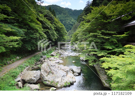清滝（清滝川周辺散策）／ 京都市右京区嵯峨清滝地区 117182109