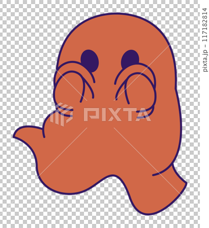 Expressive Halloween ghosts 117182814