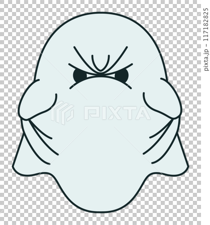 Expressive Halloween ghosts 117182825