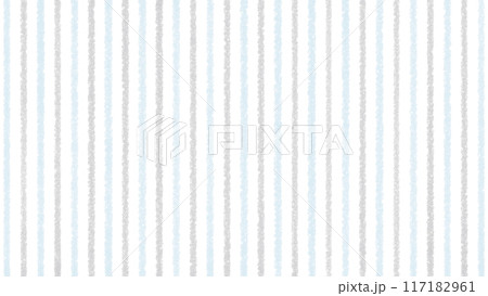 クレヨンで描く、穏やかなブルーのストライプ模様 - シンプルモダン - 16:9 117182961