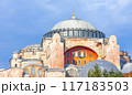 トルコのアヤソフィア 117183503