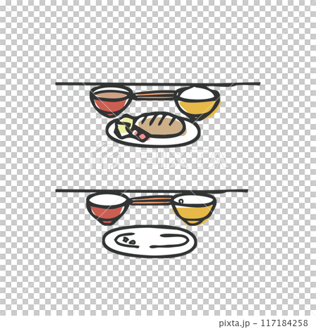 Illustration of meal 117184258