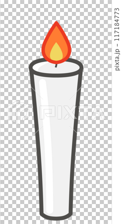蠟燭插畫素材 117184773