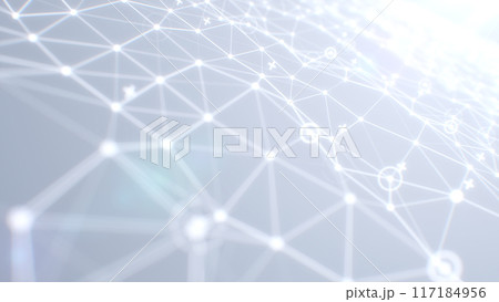 Clean connection node and lines technology abstract background Clean connection node and lines technology abstract background 117184956