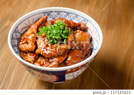 豚丼 117185823