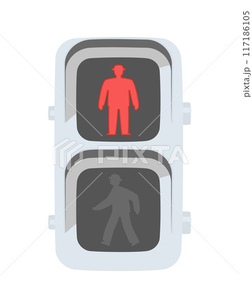 LED式歩行者用信号機（赤信号） 117186105