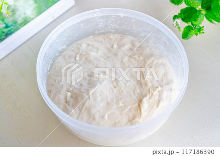 チャパタの生地　一次発酵 117186390