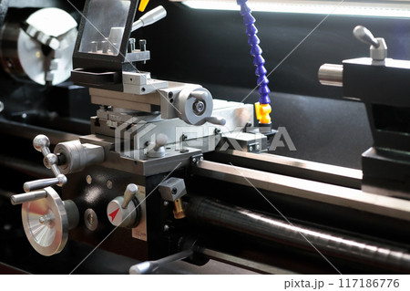 conventional metalworking lathe controls close up conventional metalworking lathe controls close up 117186776