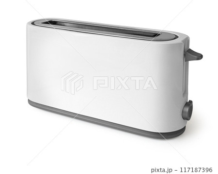 white toaster isolated white toaster isolated 117187396