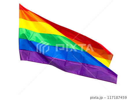 Rainbow flag a symbol 117187459