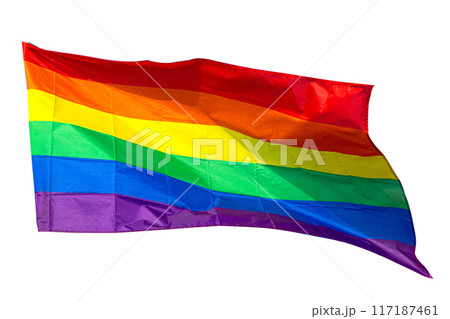 Rainbow flag a symbol 117187461