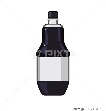 ketchup soy sauce cartoon vector illustration 117188156