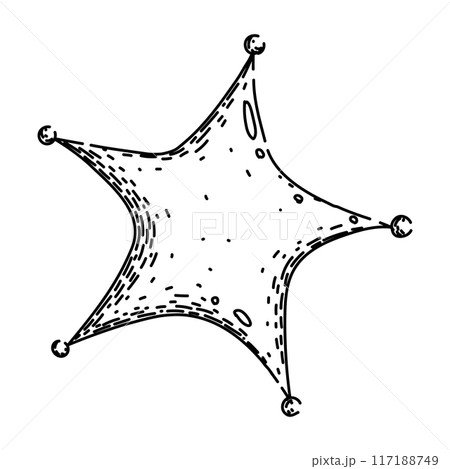 yellow star sketch hand drawn vector yellow star sketch hand drawn vector 117188749