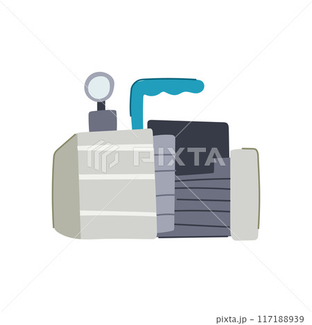 conditioning vacuum pump cartoon vector illustration 117188939