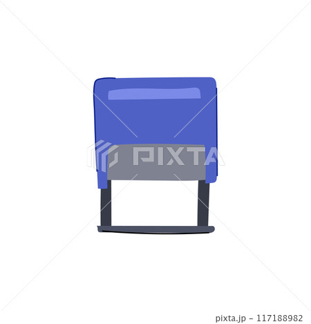 sticker stamp cartoon vector illustration 117188982