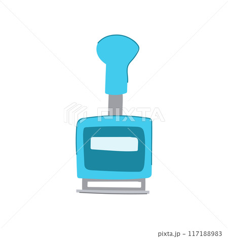 grunge stamp cartoon vector illustration 117188983