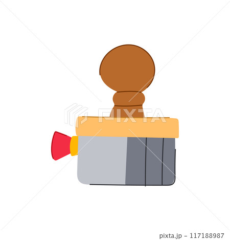 frame stamp cartoon vector illustration 117188987