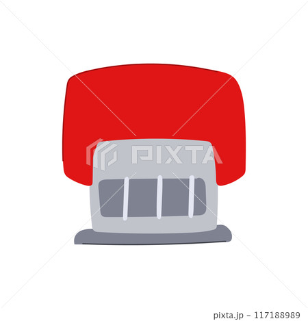 circle stamp cartoon vector illustration 117188989