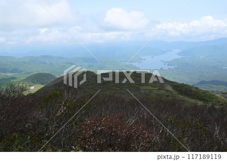 磐梯山登山、会津、福島県 117189119