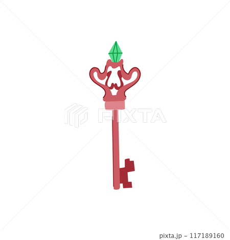old magic key cartoon vector illustration old magic key cartoon vector illustration 117189160
