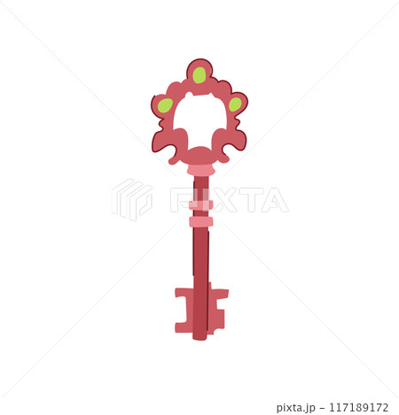 antique magic key cartoon vector illustration antique magic key cartoon vector illustration 117189172