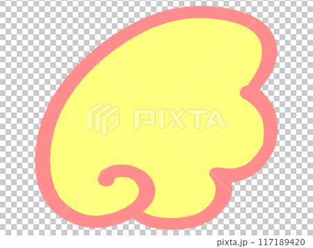 Pop feather illustration material 117189420