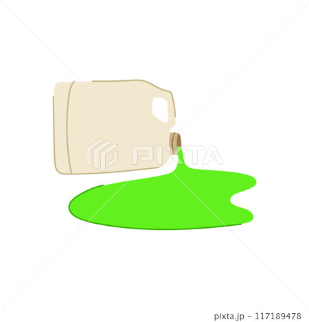 toxic chemical spill cartoon vector illustration toxic chemical spill cartoon vector illustration 117189478