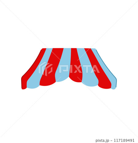 sunshade canopy awning cartoon vector illustration 117189491