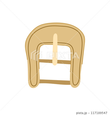 leather buckle belt cartoon vector illustration leather buckle belt cartoon vector illustration 117189547