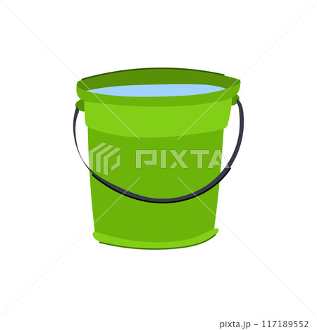 full bucket water cartoon vector illustration full bucket water cartoon vector illustration 117189552